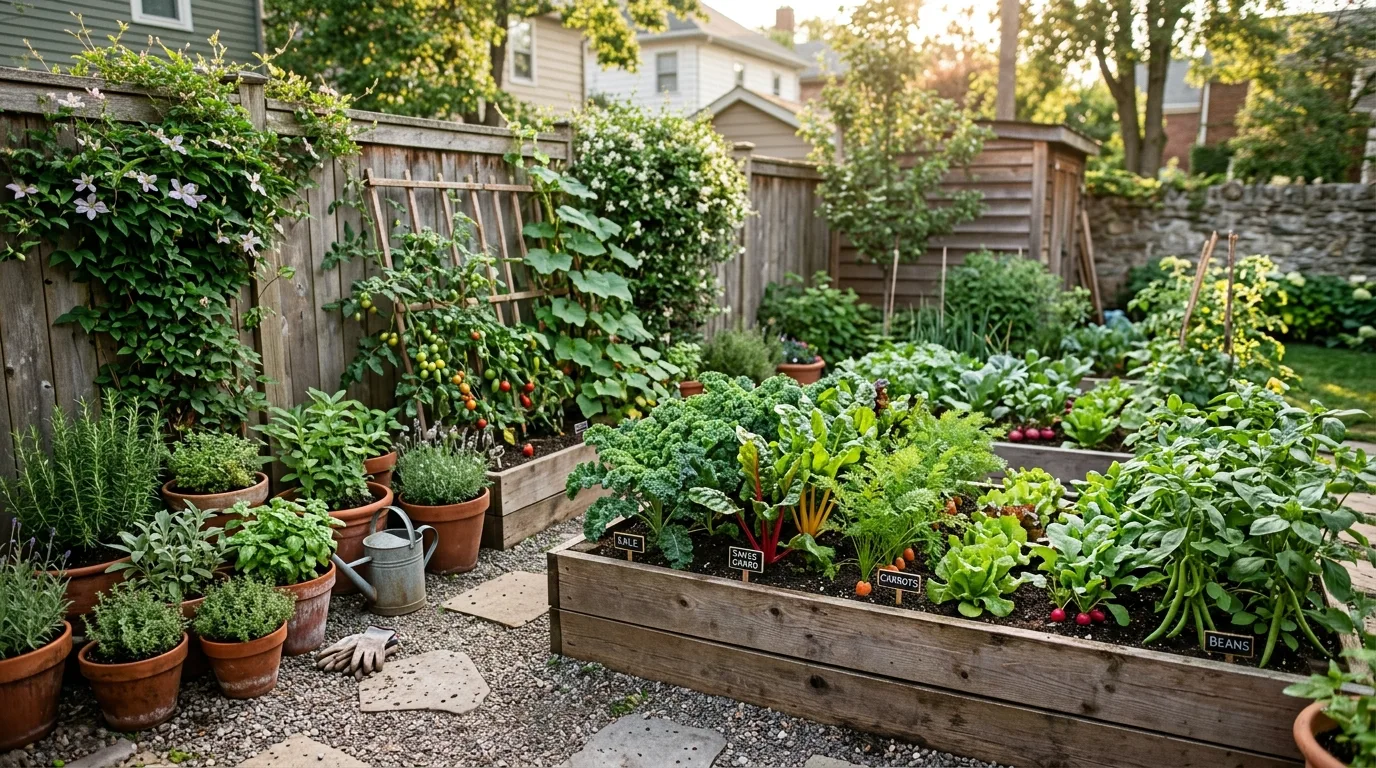 Compact Vegetable Garden Beds